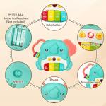 ElapseGlow Musical Baby Elephant Piano Toy