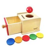 Dailyfunn Montessori 2-in-1 Coin and Ball Drop Box
