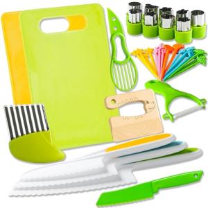 Kids Real Cooking Knife Set - 40 Pieces