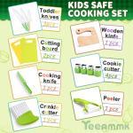 13-Piece Montessori Kitchen Cooking Set for Kids
