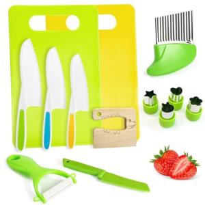 13-Piece Kids Safe Cooking Knife Set