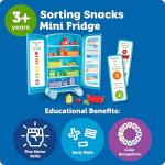 Mini Fridge Sorting Snacks Play Food Set