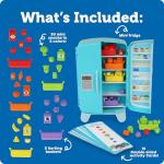 Mini Fridge Sorting Snacks Play Food Set