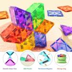52PCS Magnetic Building Tiles for Kids