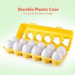 Coogam Colorful Matching Eggs Puzzle Set for Toddlers