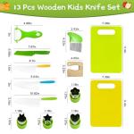 13-Piece Kids Safe Cooking Knife Set