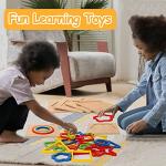 Wooden Shape Sorting Puzzle for Toddlers