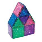 CreateOn Crayola Glitter Magnetic Tiles Building Set