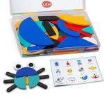 Open-Ended Wooden Shape Puzzles for Kids