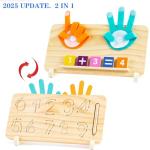 Double-Sided Montessori Learning Toys for Toddlers