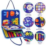 Toddler Busy Board Montessori Sensory Toy for Kids
