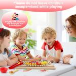 Rainbow Stacking and Color Sorting Montessori Toys
