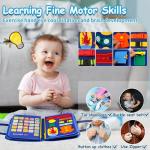 Toddler Busy Board Montessori Sensory Toy for Kids