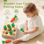 Montessori Carrot Harvest Puzzle for Toddlers