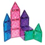 CreateOn Crayola Glitter Magnetic Tiles Building Set