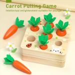 Montessori Carrot Harvest Puzzle for Toddlers