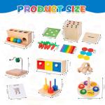 Adena Montessori 10-in-1 Play Kit for Toddlers