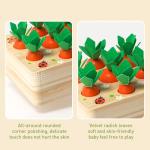 Montessori Carrot Harvest Puzzle for Toddlers