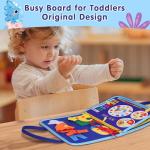 Toddler Busy Board Montessori Sensory Toy for Kids