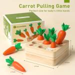 Montessori Carrot Harvest Puzzle for Toddlers