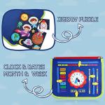 Montessori Busy Board Toy for Toddlers 1-4 Years