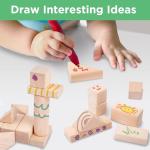 Wooden Building Block Set for Kids