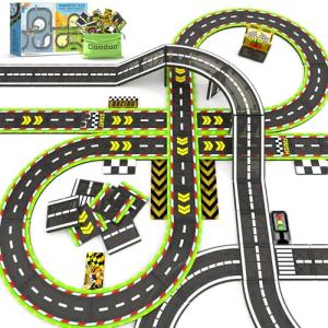 Magnetic Tiles Racing Track & Road Expansion Set