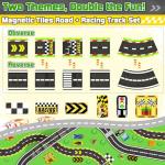 Magnetic Tiles Racing Track & Road Expansion Set