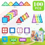 100PCS Magnetic Building Blocks Set for Kids