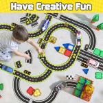 Magnetic Tiles Racing Track & Road Expansion Set