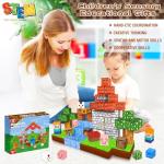 Magnetic Building Blocks Set for Kids, 100PCS