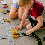 Magnetic Tiles Racing Track & Road Expansion Set