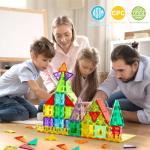 Magnetic Tiles Building Blocks Set with Cars