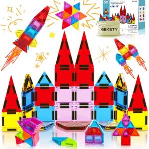 Mini Magnetic Building Tiles Set for Kids