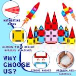Mini Magnetic Building Tiles Set for Kids