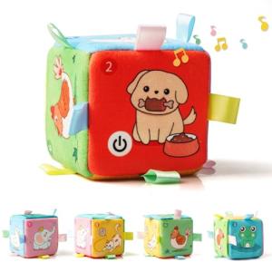 LiKee Montessori Musical Light-Up Activity Cube