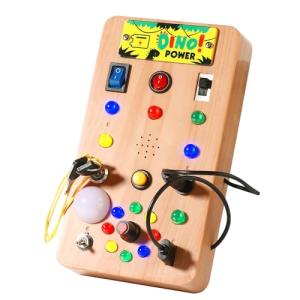 Montessori Busy Board Sensory Toy for Toddlers