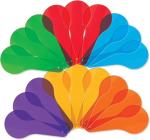 12 Color Paddles for Montessori Learning Fun