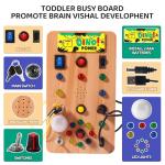 Montessori Busy Board Sensory Toy for Toddlers