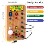 Montessori Busy Board Sensory Toy for Toddlers