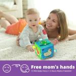 LiKee Montessori Musical Light-Up Activity Cube