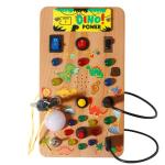 Montessori Busy Board Sensory Toy for Toddlers