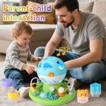 Light Up Montessori Shape Sorter Toy for Babies