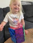 CreateOn Crayola Glitter Magnetic Tiles Building Set