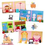 BizyKoady Montessori Felt Busy Book for Kids