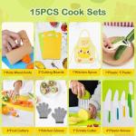 Montessori Kitchen Set for Kids - 15PCS