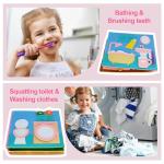 BizyKoady Montessori Felt Busy Book for Kids