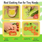 Kid-Friendly Cooking Knife Set with Accessories