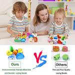 Montessori Wooden Lacing Beads for Kids