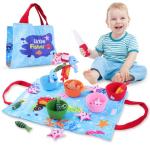 Toddler Montessori Fishing Game for 1 Year Olds